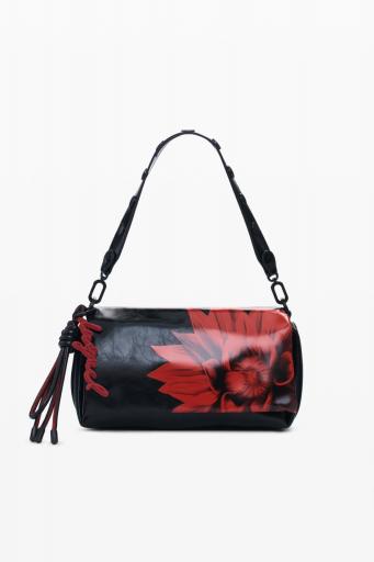 Bolso desigual naron medium flap negro 25WAXP90 2
