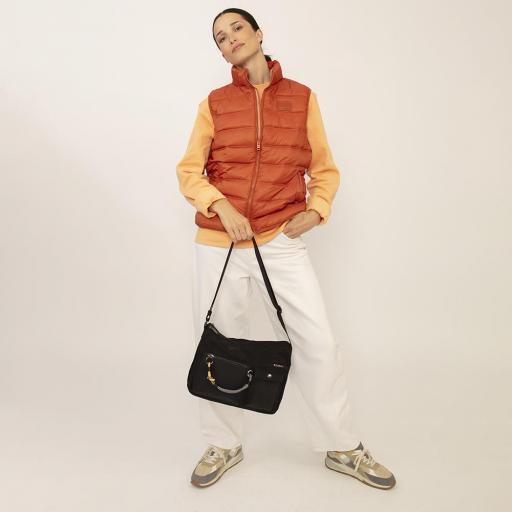 Bolso gabol aisha 2 apartados negro 604414 [7]