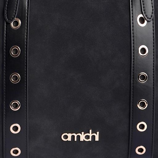 Bolso grande shopper amichi negro RI2956 001 [6]