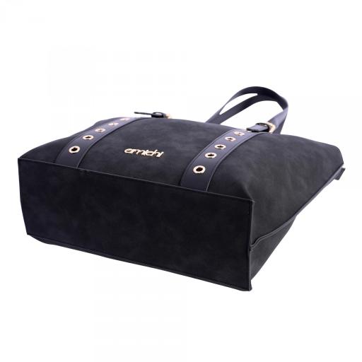 Bolso grande shopper amichi negro RI2956 001 [4]
