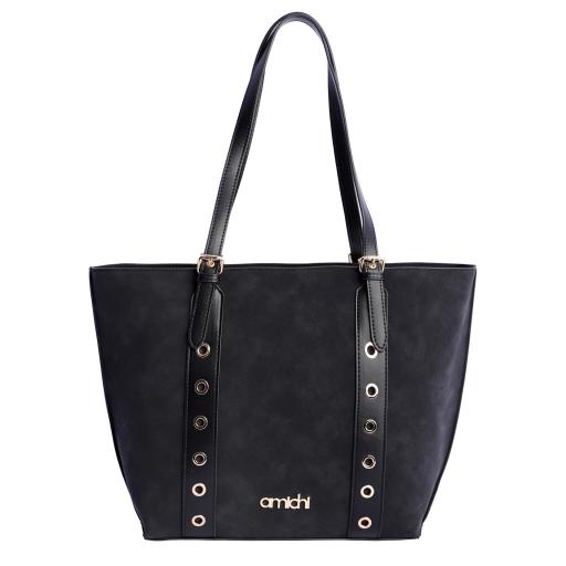 Bolso grande shopper amichi negro RI2956 001 [5]
