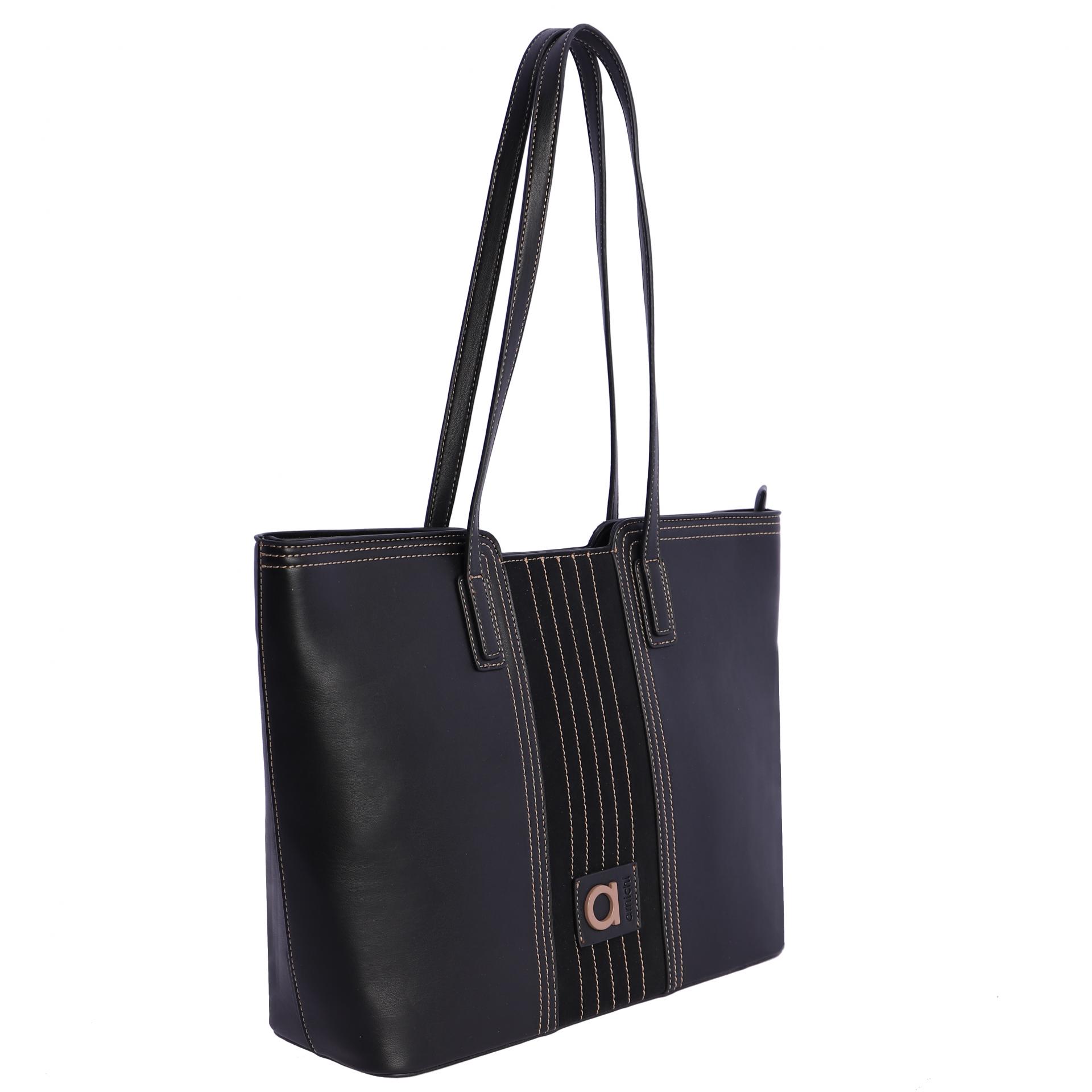 Bolso grande shopper amichi negro RI5306 001