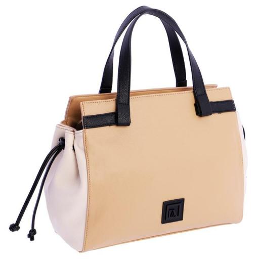 Bolso hobo don algodón beige SV7806 004 [1]