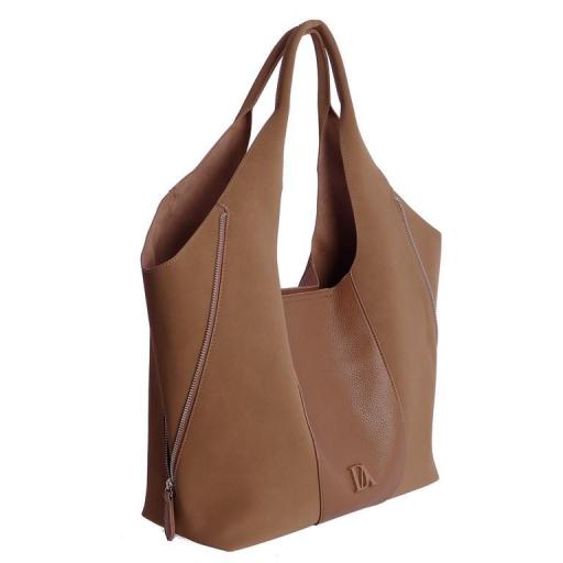 Bolso hobo don algodón camel SI7805 [0]