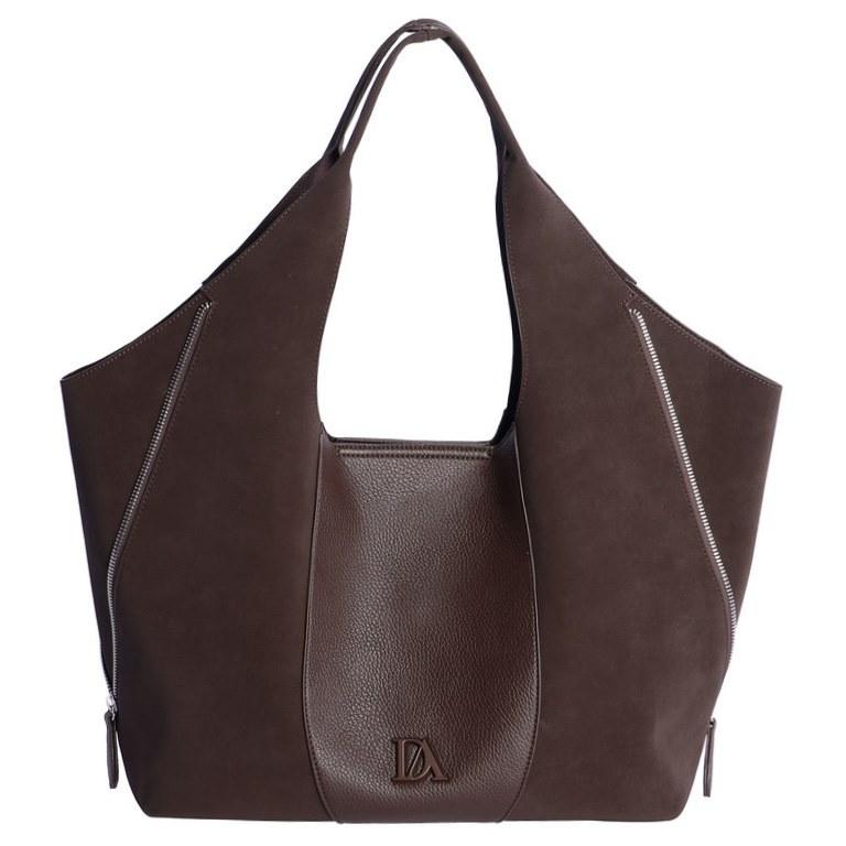 Bolso hobo don algodón marrón SI7805