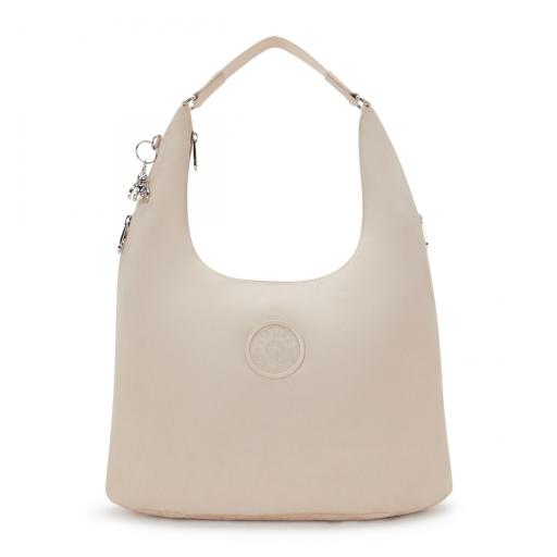 Bolso kipling eanna zip beige spice I6031 26J