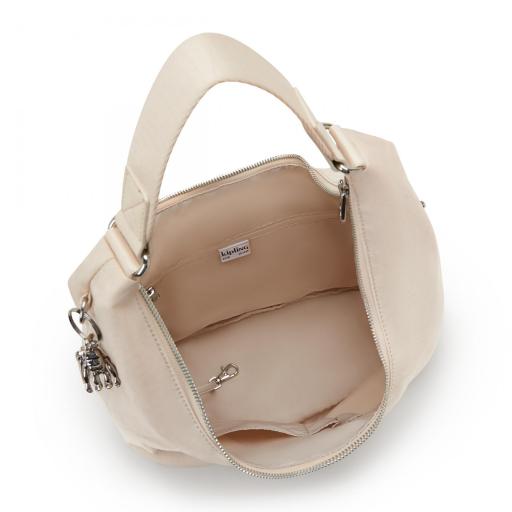 Bolso kipling eanna zip beige spice I6031 26J [2]