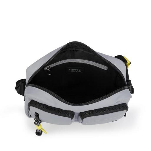 Bolso mediano mujer gabol leire gris 605111 [3]