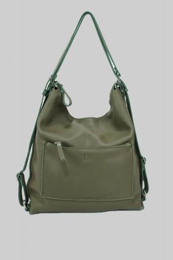 Bolso mochila biba piel sylva tb kaki SYT3L 49 [1]