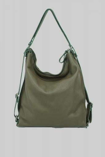 Bolso mochila biba piel sylva tb kaki SYT3L 49 [0]