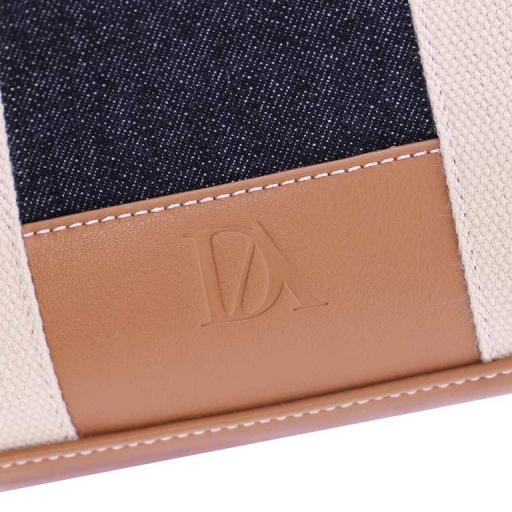 Bolso mochila don algodón jeans negro SV7850 001 [4]