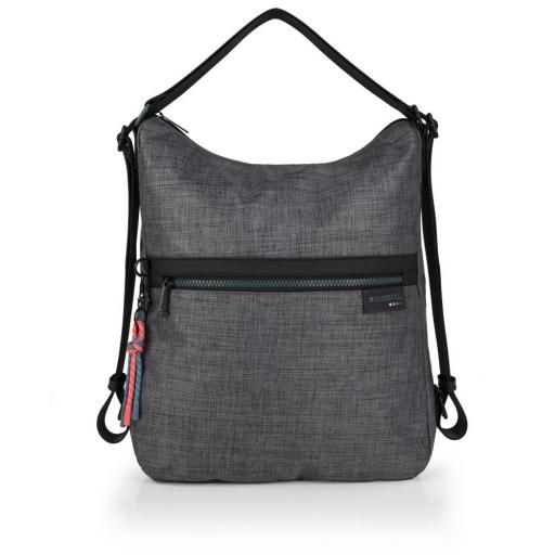 Bolso mochila gabol shani gris 604036