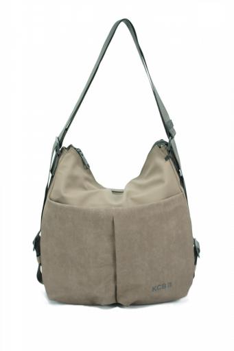 Bolso mochila kcb match taupe 3342 TA