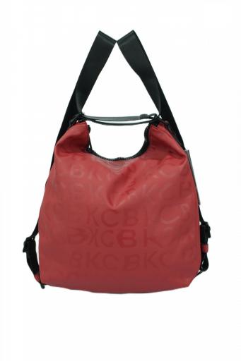 Bolso mochila kcb stamp burdeos 3205 BU [6]