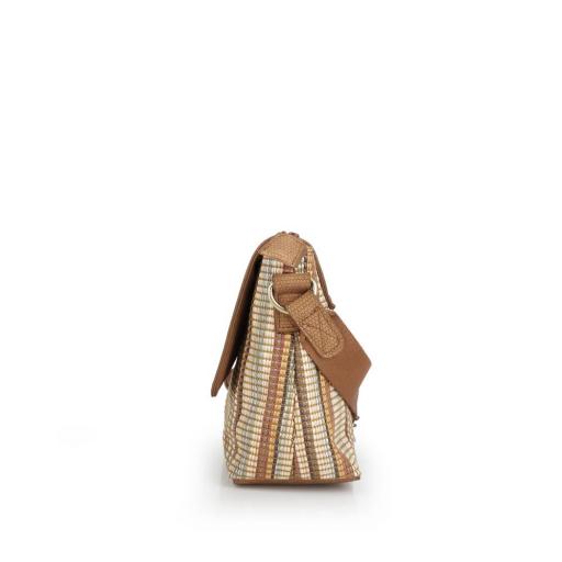 Bolso pequeño con solapa gabol Amore marrón 605223 [1]