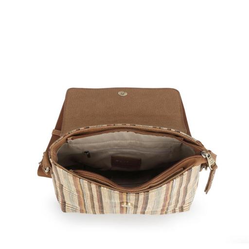 Bolso pequeño con solapa gabol Amore marrón 605223 [3]