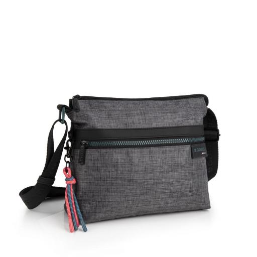 Bolso pequeño gabol shani gris 604005