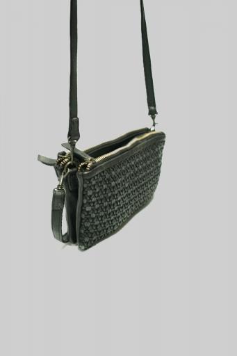 Bolso piel biba bandolera mullen negro MUL1L 00