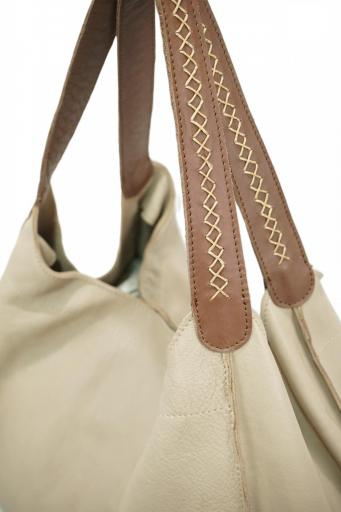 Bolso piel biba shopping shawnee crema SAE1L 05 [4]