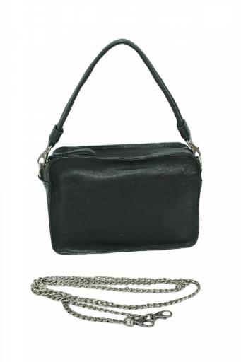 Bolso piel de mano biba logan negro LOA2L 00