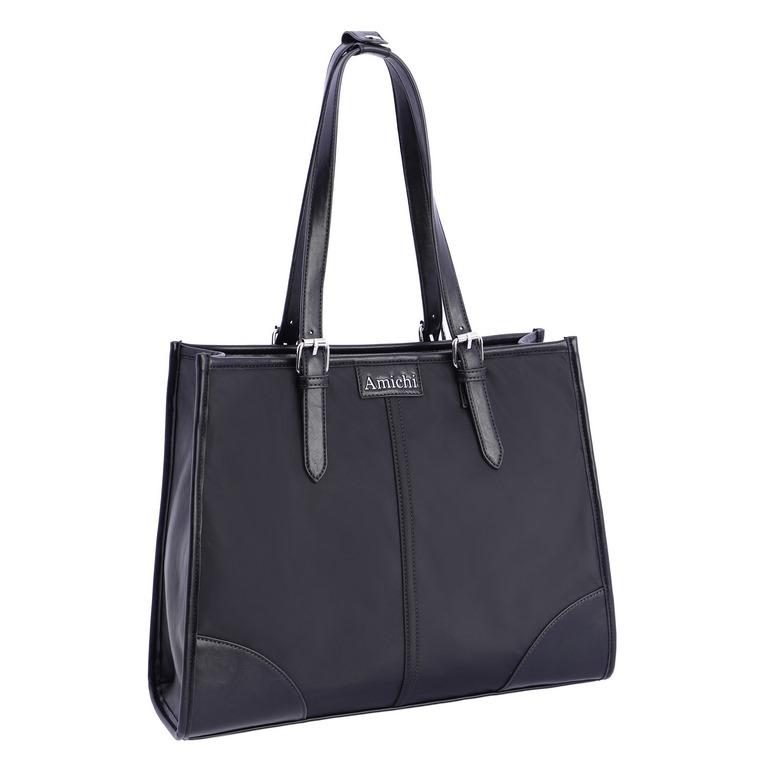 Bolso shopper amichi negro SI1110
