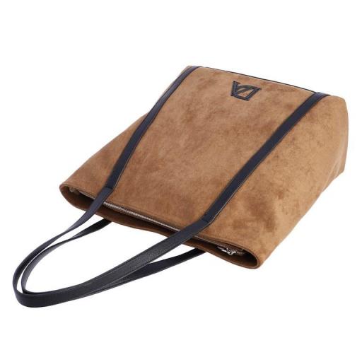 Bolso shopper don algodón Camel SI7819 [3]
