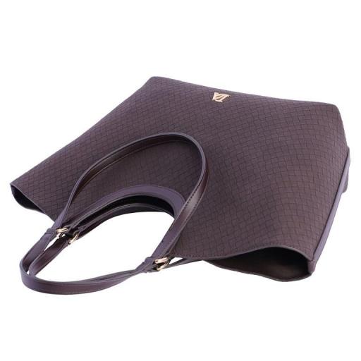 Bolso shopper don algodón Marrón SI7833 [3]