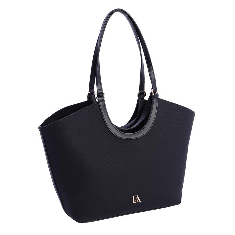 Bolso shopper don algodón Negro SI7833