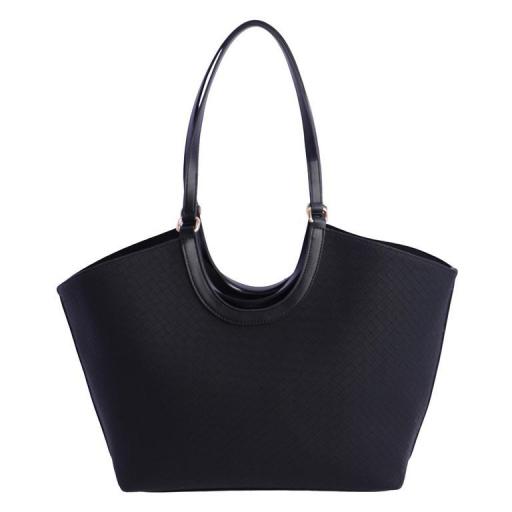 Bolso shopper don algodón Negro SI7833 [1]