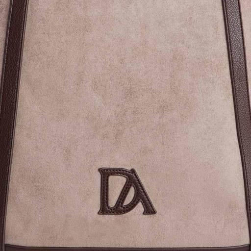 Bolso shopper don algodón Taupe SI7819 [2]