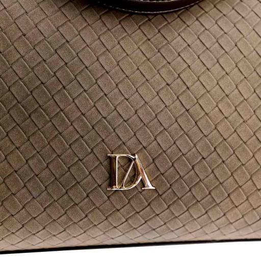 Bolso shopper don algodón Taupe SI7833 [2]