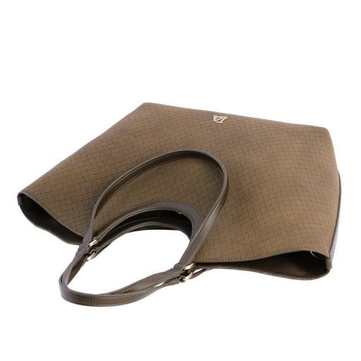 Bolso shopper don algodón Taupe SI7833 [3]