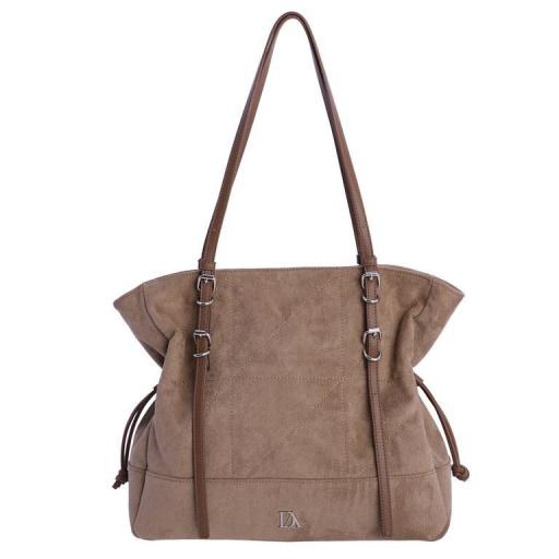 Bolso shopper don algodón Taupe SI7861 [4]