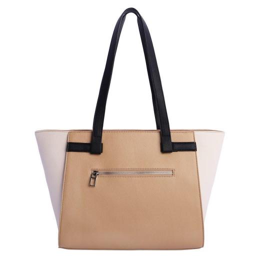 Bolso shopper don algodón beige SV7808 004 [2]