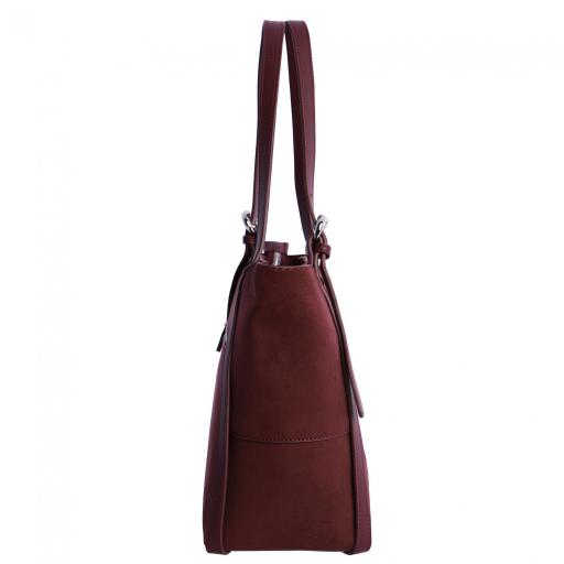 Bolso shopper don algodón burdeos RI7800 055 [5]