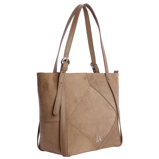 Bolso shopper don algodón marron RI7800 051 [1]