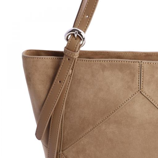 Bolso shopper don algodón marron RI7800 051 [3]