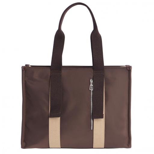 Bolso shopper don algodón marrón RI7804 051 [2]