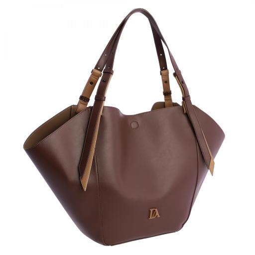 Bolso shopper don algodón marrón RI7817 051 [1]
