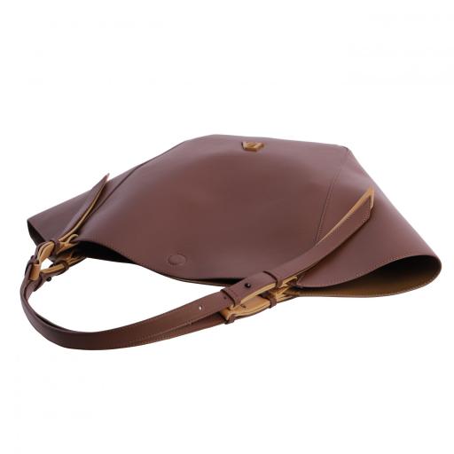 Bolso shopper don algodón marrón RI7817 051 [4]