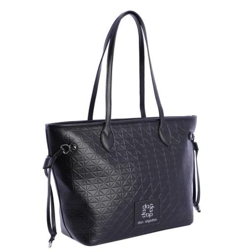 Bolso shopper don algodón negro QI7830 001