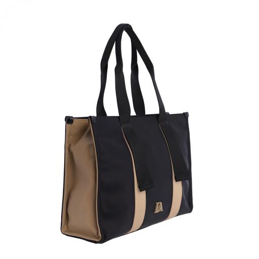 Bolso shopper don algodón negro RI7804 001 [1]