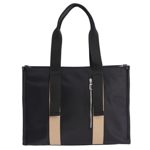 Bolso shopper don algodón negro RI7804 001 [2]