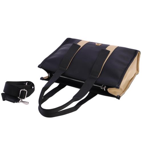 Bolso shopper don algodón negro RI7804 001 [4]