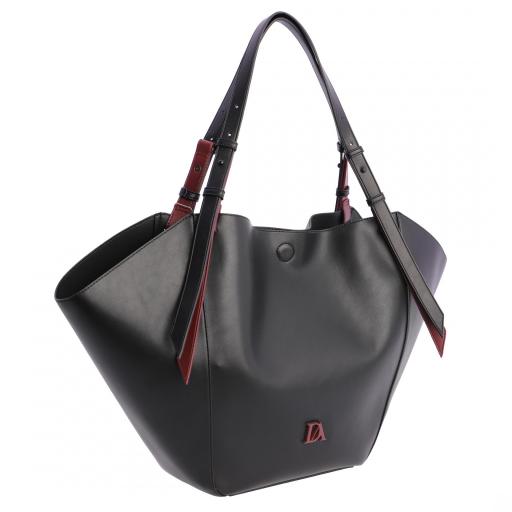 Bolso shopper don algodón negro RI7817 001 [1]