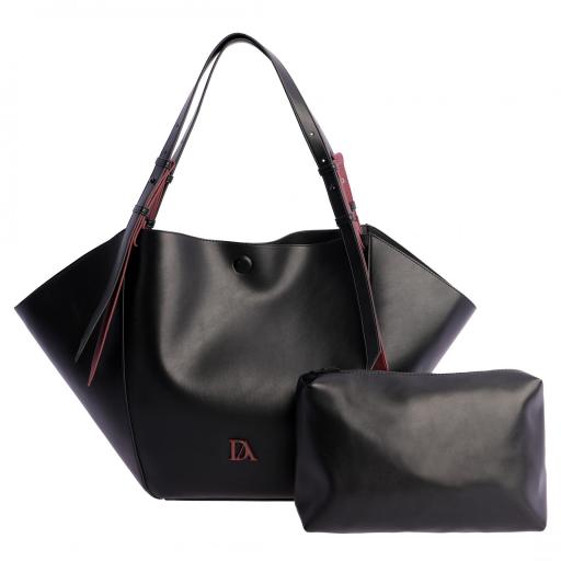 Bolso shopper don algodón negro RI7817 001 [2]