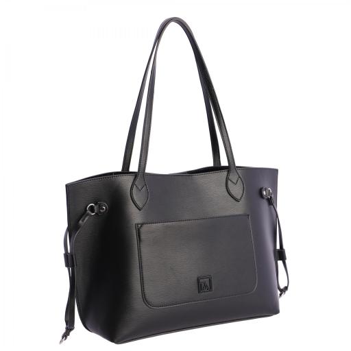 Bolso shopper don algodón negro RI7846 001 [1]
