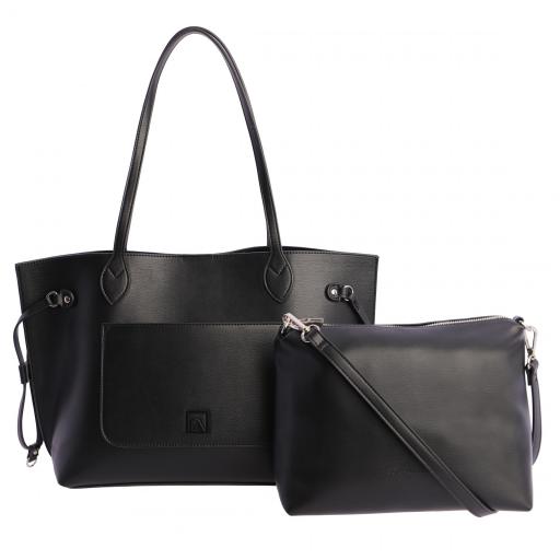 Bolso shopper don algodón negro RI7846 001 [4]
