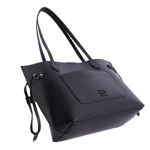 Bolso shopper don algodón negro RI7846 001 [6]