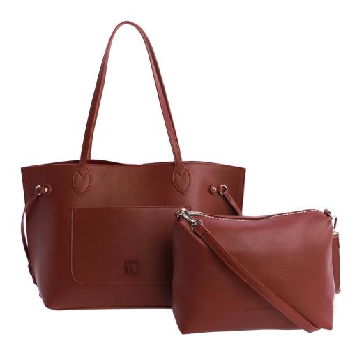 Bolso shopper don algodón terracota RI7846 515 [4]